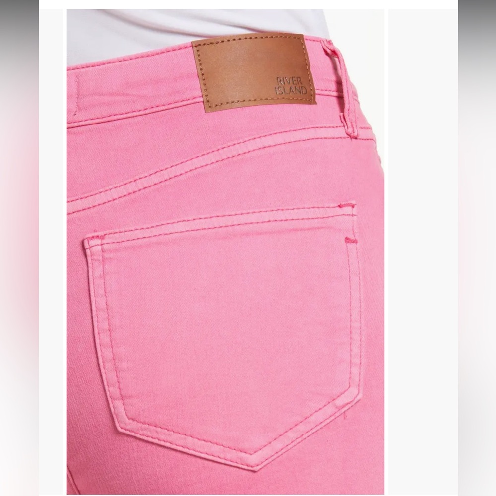 Pink Flared Jeans - Picture 3 of 7